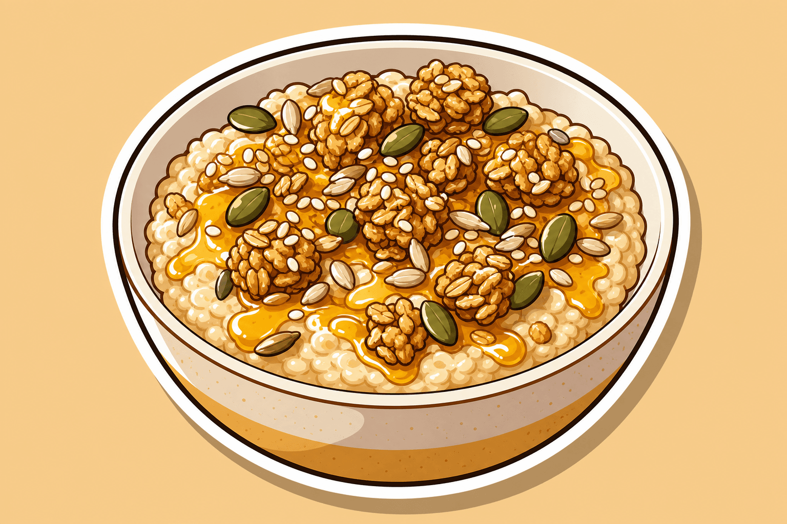 Illustration: Crunchy Oatmeal