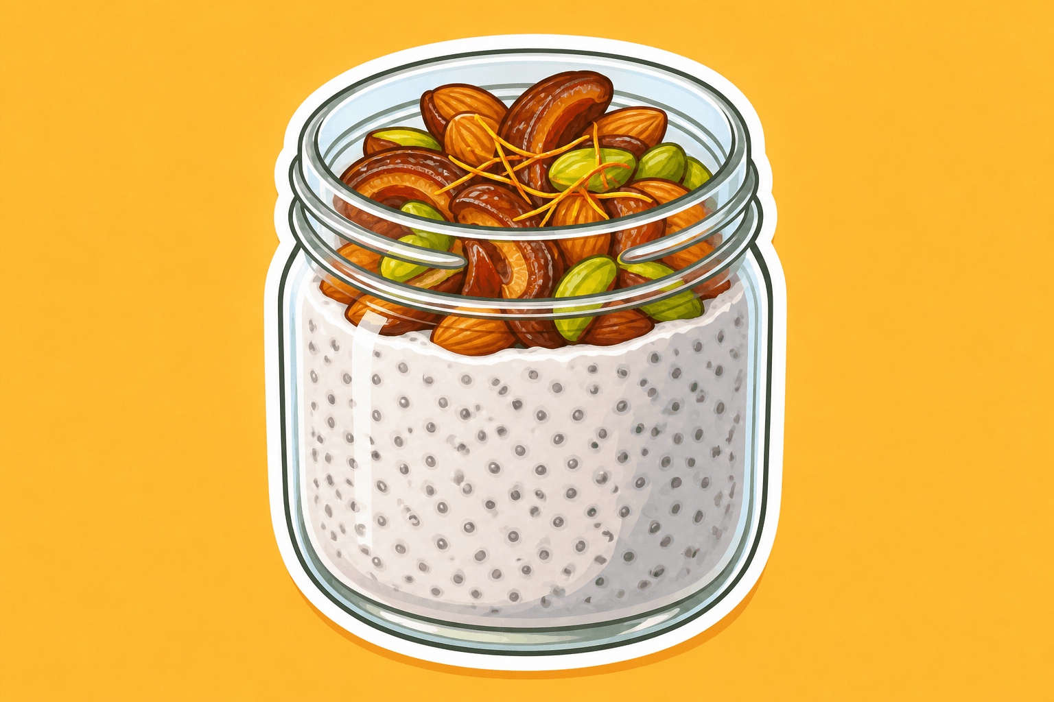 Illustration: Nutty Knight Chia Pudding