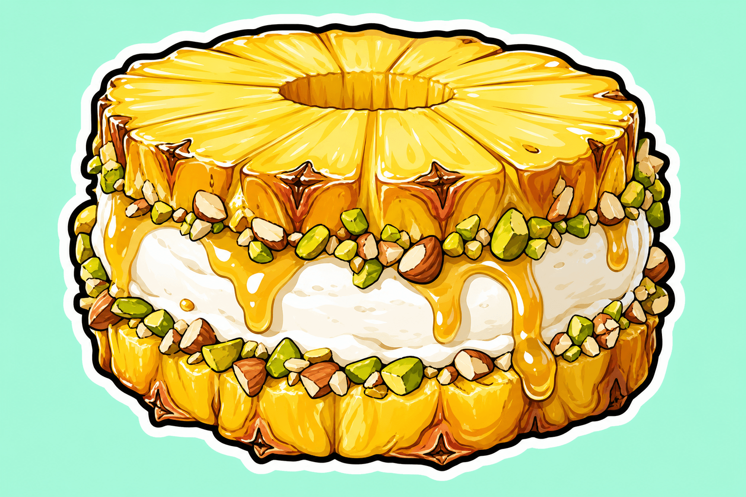 Illustration: Tropical Froyo Pinewich