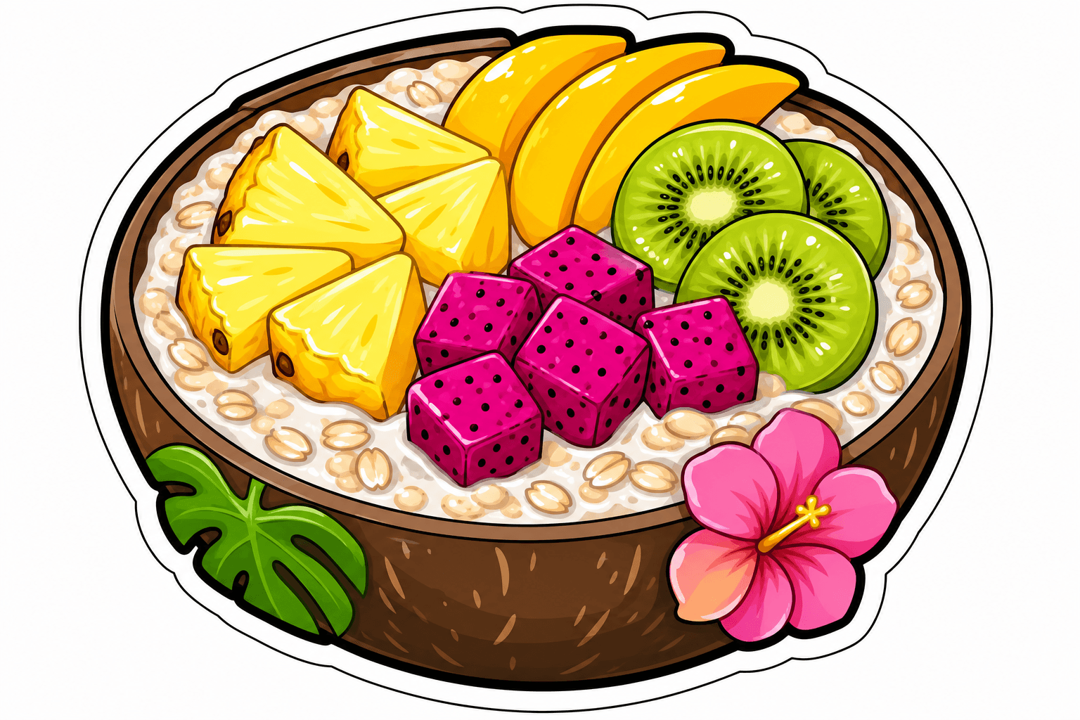 Illustration: Tropical Oatmeal