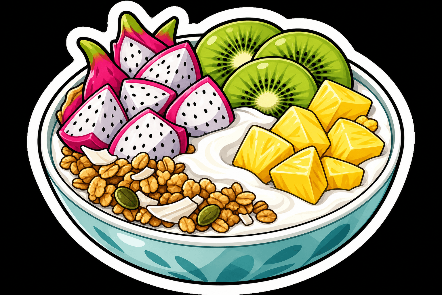 Illustration: Tropical Yogurt Bowl